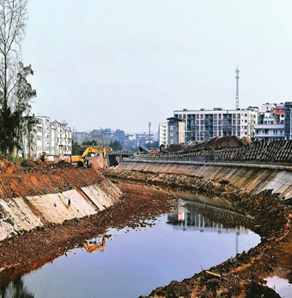 新洲區(qū)倒水汪集河段整治工程